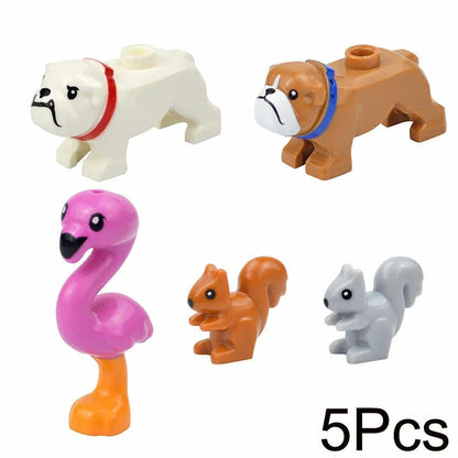 City Animal Building Blocks Duck Swan Cat Pig for LEGO Sets Building Blocks Sets