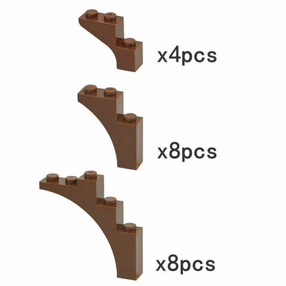 20pcs Plant Tree Branch 13965 Arch 1x3x3 Part for Lego Building Blocks Sets DIY