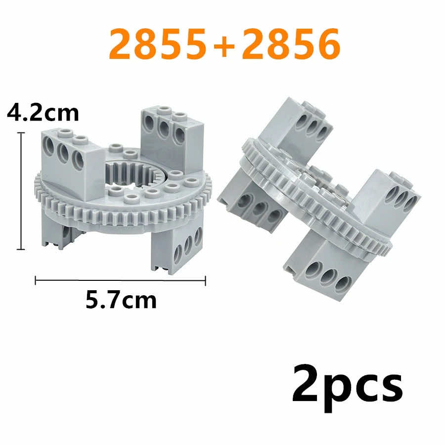 4pcs Turntable Rotating Platform Technic Parts for Lego Kits Building Block Sets