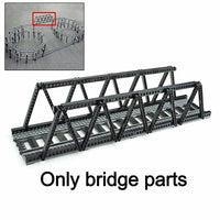 City Rail Flexible Tracks for LEGO Kit Train Building Blocks Sets DIY - 20 Sets! | The Drift Art Co. 22