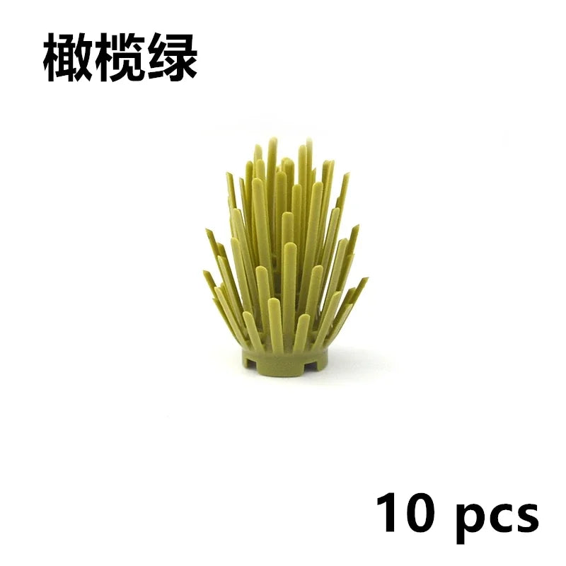 10pcs City Parts for Lego Kits Bush Trees Grass bricks Building Blocks Sets DIY - The Drift Art Co.