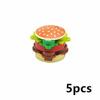 City Food Fish Apple Hot Dog Cake Pizza accessories for Lego Building Block Sets 42 | The Drift Art Co.