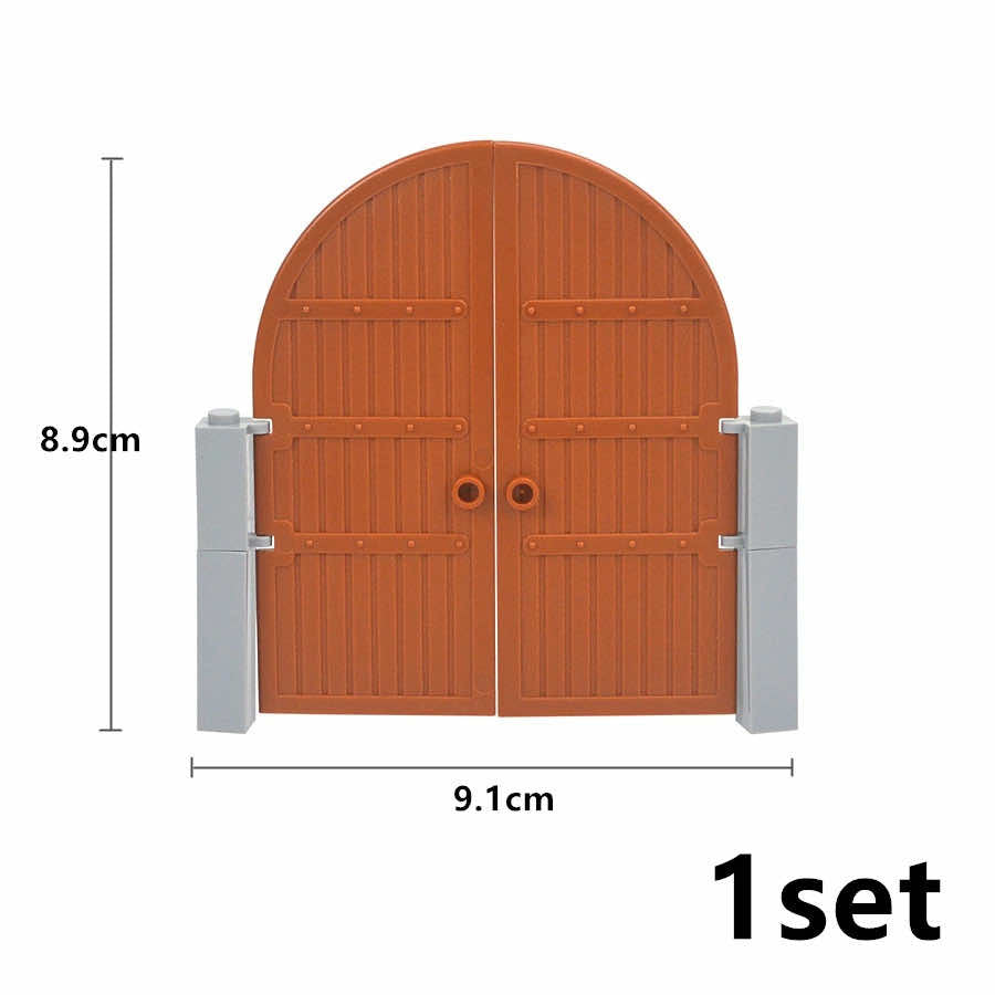 Gate Door 2400 87601 1x5x10 Parts for Lego Building Block Sets DIY