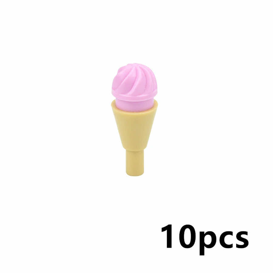 City Food Fish Apple Hot Dog Cake Pizza accessories for Lego Building Block Sets 54 | The Drift Art Co.