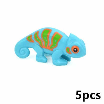 City Animals Zoo Dinosaur Shark Cat Dog Turtle for LEGO Building Blocks Sets DIY