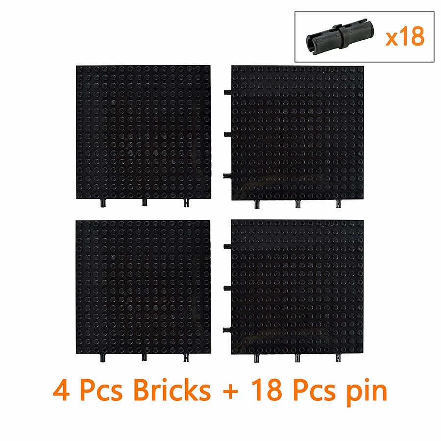 4/3 MOC Technic base plates Dots 65803 16x16 For LEGO Kits Building Blocks DIY