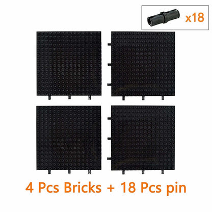 4/3 MOC Technic base plates Dots 65803 16x16 For LEGO Kits Building Blocks DIY