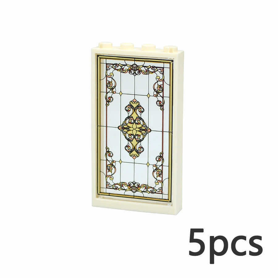 Church Window 57895 60596 1x4x6 House Parts for LEGO Sets Building Block Sets 17 | The Drift Art Co.