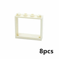 House City Thick Window Door Frame 60596 Parts for Lego Building Block Sets DIY 8 | The Drift Art Co.