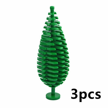 3pcs 3778 Bush Trees Grass City Jungle for Lego Kit brick Building Block Set DIY