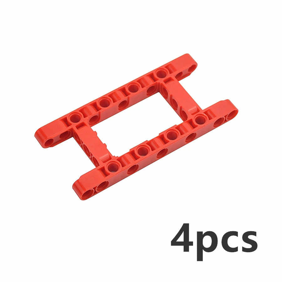 4pc Technic Liftarm Frame Hole 64178 5x11 5x7 for Lego Kits Building Blocks Sets