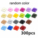 300pcs Thin 1x1 Dots 3024 DIY for Lego Kits Wall bricks Building Blocks Set | The Drift Art Co. 28