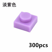 300pcs Thin 1x1 Dots 3024 DIY for Lego Kits Wall bricks Building Blocks Set | The Drift Art Co. 27