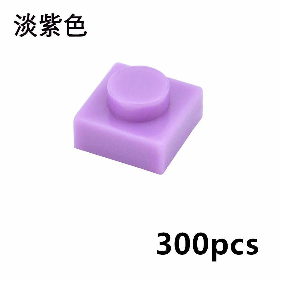 300pcs Thin 1x1 Dots 3024 DIY for Lego Kits Wall bricks Building Blocks Set | The Drift Art Co. 27