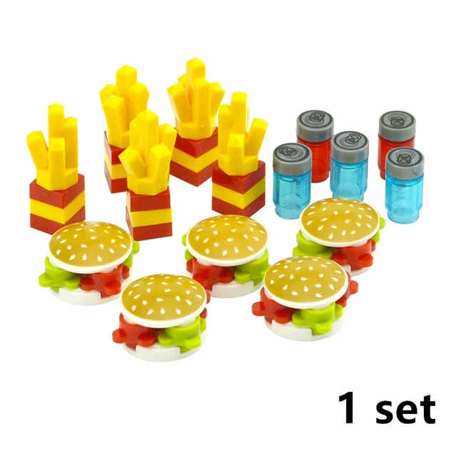 City Food Fruit Trees Box Flower Parts for Lego Sets Building Blocks Sets DIY