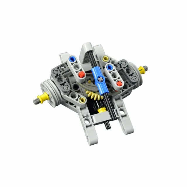 Technic Differential Gears 6573 62821 MOC for Lego Kit Building Block Bricks Set