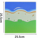 River Sandy Beach Island Building Blocks dots base plate DIY - Various colors! | The Drift Art Co. 8