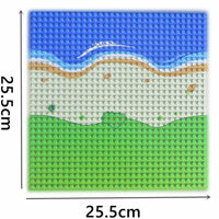 River Sandy Beach Island Building Blocks dots base plate DIY - Various colors! | The Drift Art Co. 8