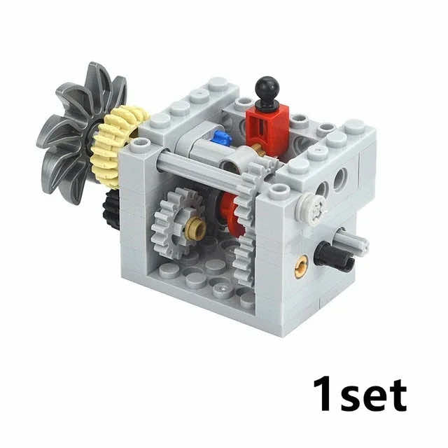 Technic Differential Gears 6573 62821 MOC for Lego Kit Building Block Bricks Set