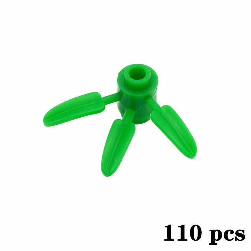 Plant Tree Leaf Flower Parts for Lego Sets 30176 3741 Building Blocks Sets DIY