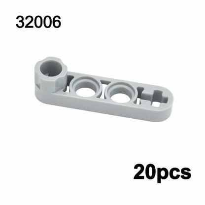 Technic Beam Thin Axle Hole L-shape Part 32251 for Lego Kits Building Blocks Set