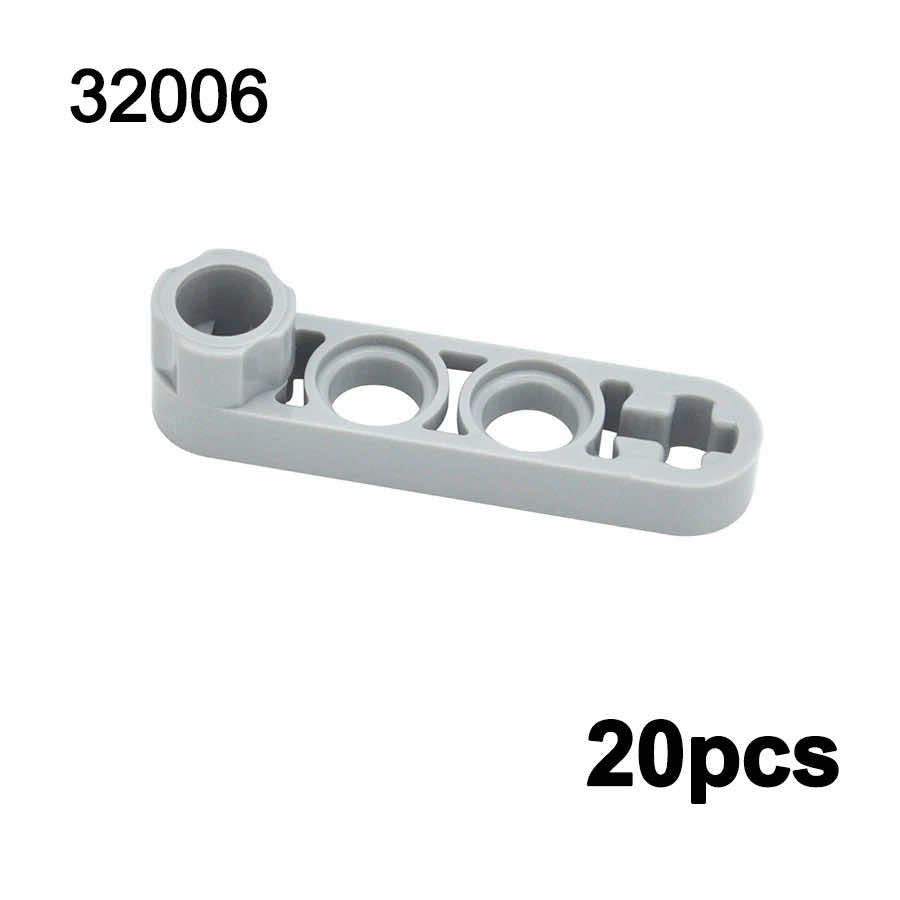 Technic Beam Thin Axle Hole L-shape Part 32251 for Lego Kits Building Blocks Set | The Drift Art Co. 17