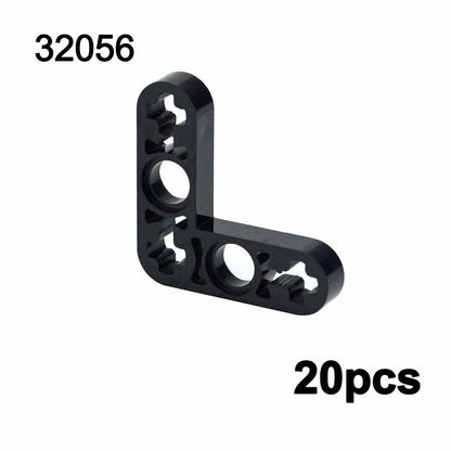 Technic Beam Thin Axle Hole L-shape Part 32251 for Lego Kits Building Blocks Set