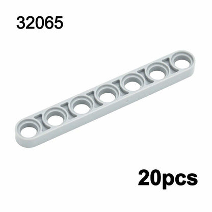 Technic Beam Thin Axle Hole L-shape Part 32251 for Lego Kits Building Blocks Set