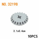 Technic Parts for Lego Kits 92693 32494 Train Car Gear Building Blocks Sets DIY | The Drift Art Co. 38