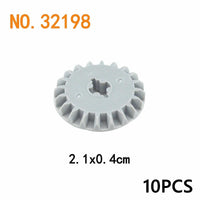 Technic Parts for Lego Kits 92693 32494 Train Car Gear Building Blocks Sets DIY | The Drift Art Co. 38