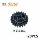 Technic Parts for Lego Kits 92693 32494 Train Car Gear Building Blocks Sets DIY | The Drift Art Co. 26