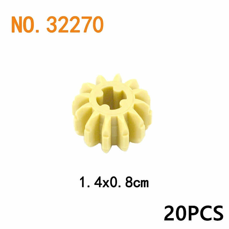 Technic Parts for Lego Kits 92693 32494 Train Car Gear Building Blocks Sets DIY | The Drift Art Co. 36