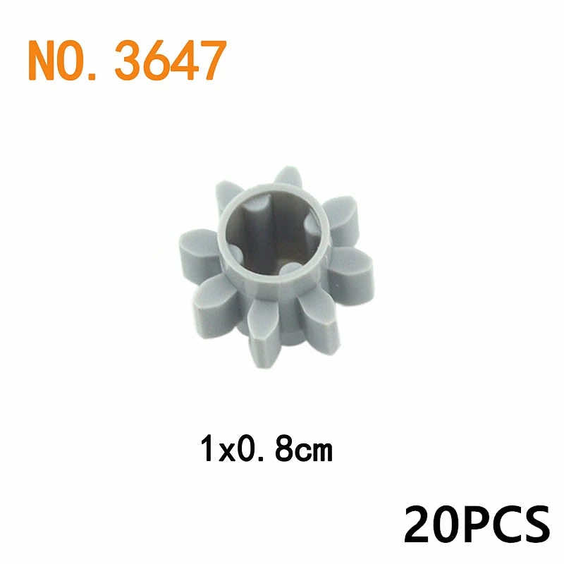 Technic Parts for Lego Kits 92693 32494 Train Car Gear Building Blocks Sets DIY | The Drift Art Co. 34