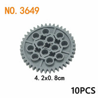 Technic Parts for Lego Kits 92693 32494 Train Car Gear Building Blocks Sets DIY | The Drift Art Co. 24