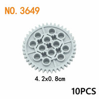 Technic Parts for Lego Kits 92693 32494 Train Car Gear Building Blocks Sets DIY | The Drift Art Co. 23