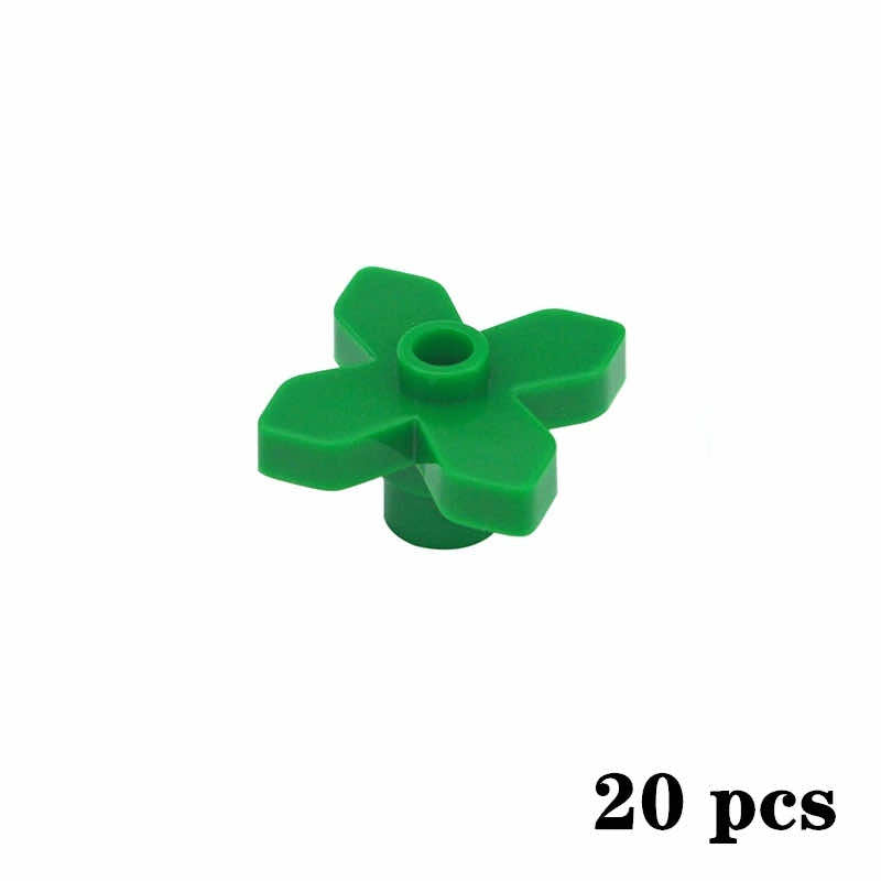 Plant Tree Leaf Flower Parts for Lego Sets 30176 3741 Building Blocks Sets DIY