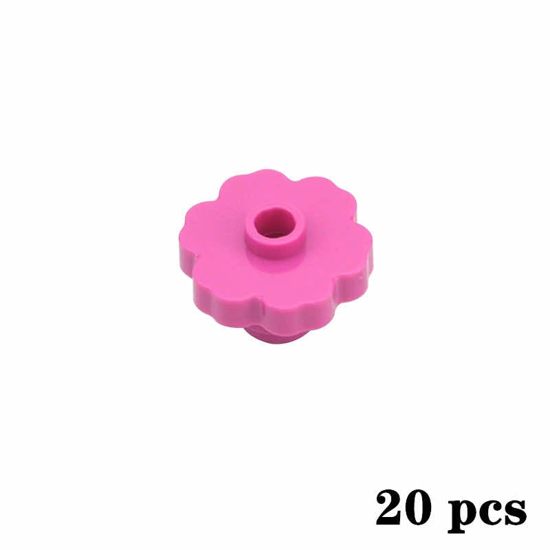 Plant Tree Leaf Flower Parts for Lego Sets 30176 3741 Building Blocks Sets DIY