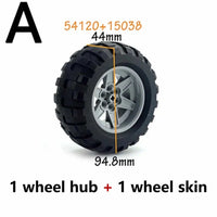 Tire Wheel Car Motorcycle Technic Parts for Lego  Building Blocks Model Sets DIY | The Drift Art Co. 30