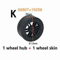 Technic Parts for Lego Kits Tire Wheel Hub RC Car Building Blocks Model Sets DIY | The Drift Art Co. 27