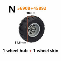Tire Wheel Car Motorcycle Technic Parts for Lego  Building Blocks Model Sets DIY | The Drift Art Co. 28