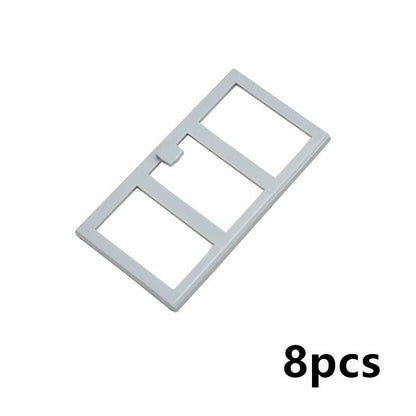 House City Thick Window Door Frame 60596 Parts for Lego Building Block Sets DIY