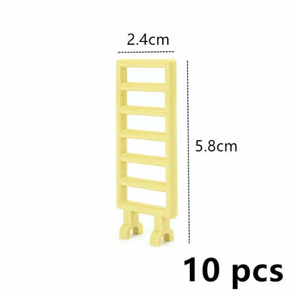 MOC Parts for Lego Kits 98283 Wall Stairs Ladder bricks Building Blocks Sets DIY