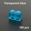 Transparent Blue & White Thick Brick Educational Building Blocks Bricks Toy DIY | The Drift Art Co. 17