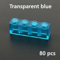 Transparent Blue & White Thick Brick Educational Building Blocks Bricks Toy DIY | The Drift Art Co. 19
