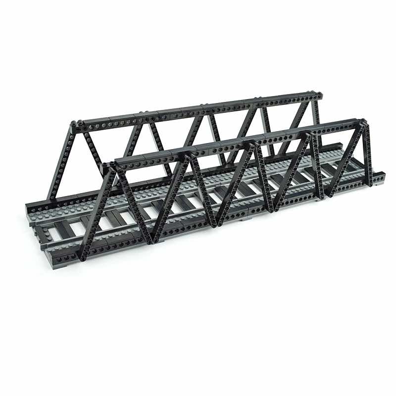 Bridge Tracks w/ Rock for Lego Kit Train Building Blocks Sets DIY - 20 Sets! | The Drift Art Co. 11