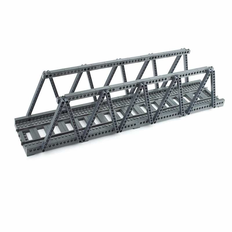 Bridge Tracks w/ Rock for Lego Kit Train Building Blocks Sets DIY - 20 Sets! | The Drift Art Co. 12
