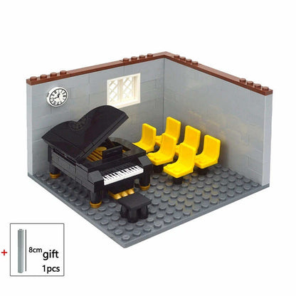 City House Bedroom Living Room Bathroom Parts for Lego Building Block Brick Sets