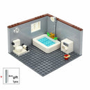 City House Bedroom Living Room Bathroom Parts for Lego Building Block Brick Sets | The Drift Art Co. 19