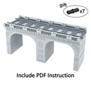 Uphill Track 7996 City Rail for Lego Kit Train Building Blocks Sets DIY | The Drift Art Co. 20