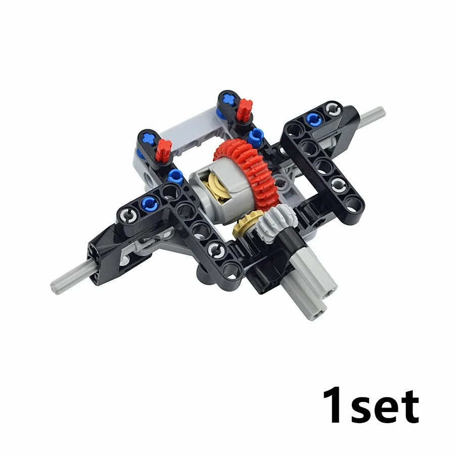 Technic Differential Gears 6573 62821 MOC for Lego Kit Building Block Bricks Set